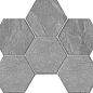 Мозаика LN03/TE03 Luna Hexagon неполированная 25x28.5 Estima