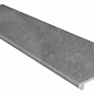 Peldаno Redondo.Urban Grafito Liso 119.7x31.5x1.4 Gres de Aragon