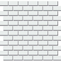 191/001 Турнон белый матовый мозаичный декор 32*30 Kerama Marazzi