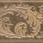 240887 Marble FASCIA 10 BAROCCHINA MARRONE 9,6x58,5 Versace (Gardenia Orchidea)