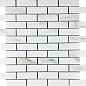 Mosaic Statuario Eva brick bone 32.1x29.9 Velsaa
