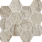J88877 Canova Esagona Oxford Grey Lapp 35x30.3 RHS (Rondine) Ceramiche