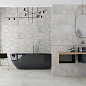Industrial Chic Grys Struktura Rekt 29.8x89.8 Paradyz