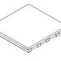 620090000831 Griglia Frame 10 25x25 Italon