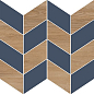 O-LYN-WIE032 Love You Navy мозаика A сатиновая синий 29x29 Meissen