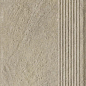 Eremite Crema Stopnica Prosta Struktura Mat 30x60 Paradyz