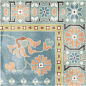 0003351 PLAY CARPET MIX MULTICOLOR 20x20 ABK