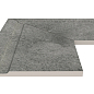 Угол фарфорового поручня наружный 90 Pool Garden Grey 30x50 Serapool фото в миниатюре