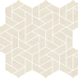 620110000153 Metropolis Royal Ivory Mosaico Icon 28.6x34.7 Italon