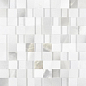 739961 ALABASTRI Madreperla Mosaico 3D 3x3 Lap Ret 30x30 Rex Ceramiche
