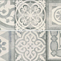 Ros. 9512 COMPOSICION RETRO II GRIS 30x90 Porcelanite Dos