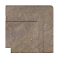 Угол фарфорового поручня наружный Natural Mocha 25x25 Serapool фото в миниатюре