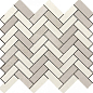 R060 Terracruda Mosaico Degrade Calce/Luce 33.2*128.8 Ragno Marazzi
