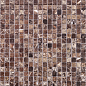 Pietrine Emperador Dark POL 15x15х4 305x305 Caramelle Mosaic