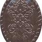 OBA010 Декор Версаль коричневый 12*16 Kerama Marazzi