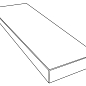 PF60016824 Tarsia Gradone Ang. Top SX Nero Imperiale Lux 3D Rett 32x120x4.5 Versace (Gardenia Orchidea)