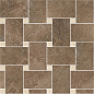 240536 MARBLE MOSAICS INTRECCIO MARRONE-BEIGE 29,1x29,1 Versace (Gardenia Orchidea)