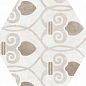 Atrium Hex Alpha Mix-Beige 25.8x29 Pamesa