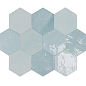 122081 ZELLIGE HEXA AQUA 10,8x12,4 WOW