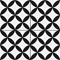 Circle Black Pre-Cut 45x45 Prissmacer