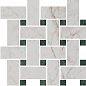 T038/SG6540 Серенада мозаичный белый лаппатированный 32x32 Kerama Marazzi