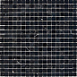 PIX 244 Nero Marquna из мрамора полированная 15x15 300х300х4 Pixmosaic
