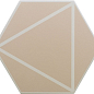 127017 FANCY LINES CAFE R10 20x23 DNA Tiles