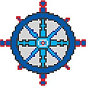 SD-152 Porcelain Mosaic Design Rudder 5x5 (330x300) Serapool