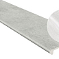 Ступень фронтальная Tibet Smooth Round. Blanco 33x120 Gres de Aragon