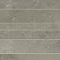747478 Maps Dark Grey Listello Sfalsato 21x40 Cerim