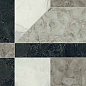 PF60014092 Tarsia Prospect Nero Deco Lux 3D Rett 60x120 Versace (Gardenia Orchidea)