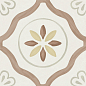40462 Llevant Clay Petals LT 22.3x22.3 Harmony
