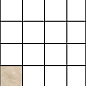 K9518558R001VTE0 Quarstone Мозаика Бежевый Матовый 7Рек R10B 7.5X7.5 30x30 Vitra