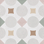 34803 PATTERNS PINK GEOMETRIC R10 22,3x22,3 Harmony