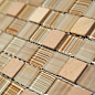 MSD-428 (MSDH-428) мозаика Стекло+Мрамор 25,8х25,8 300x300 Natural