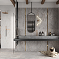 Carved River Gray Laparet