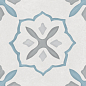 Sirocco Blue Cross 22,3x22,3 Harmony