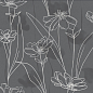 17552 Floresta цветы серый ректификат 60x120 Meissen