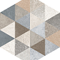 Hexagono Fingal Mix 23x26,6 VIVES