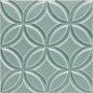 ADNE4147 Liso Botanical Sea Green 15x15 Adex