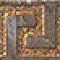 240247 MARBLE LISTELLO GRECA MARRONE SAB 2,7x58,5 Versace (Gardenia Orchidea)
