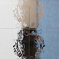 Keret Olga Blanco Plata Decor 25x50 Superceramica