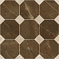262613 MOSAICO OTTAGONO PULPIS MARRONE 39x39 Versace (Gardenia Orchidea)