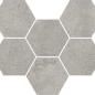 620110000173 Экспо Грэй Мозаика Гексагон 25x29 ColiseumGres