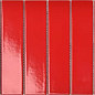 Y45P706 Strip Красная глянцевая 4.5x19.5 28.8x19.5 Porcelain mosaic фото в миниатюре