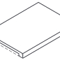 620070002777 Avantgarde Pure Scalino Frontale 33x160 Italon