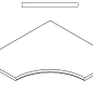 620090000409 Titanio Bordo Angolare Round 30 60x60 Italon