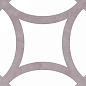 AB3702 District Figure Silver Grey 20x20 Mayolica