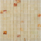 PIX203 White onyx из оникса полированная 23x23 305х305х6 Pixmosaic