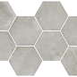 23603 Urban Hexagon Melange Silver 29,2X25,4 EQUIPE